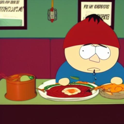 eric cartman, south park, eating
